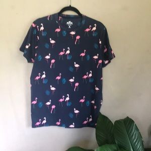 Hollister Mens Flamingo Tshirt Size 